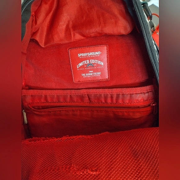 Sprayground Scribble Shark Backpack - Picture 3 of 4